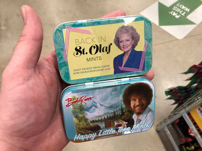 ...to these mints tins for fans of Bob Ross and The Golden Girls.