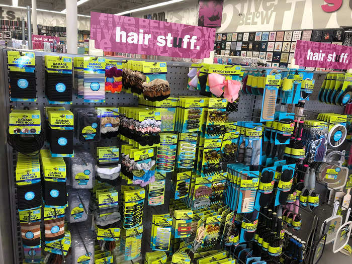 The health and beauty section reminded me of Walmart or a dollar store: There were a lot of basic personal care items, from hair combs and clips...