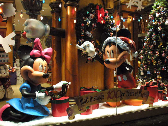 And the stores would always be decked out for the holidays with themed music and festive character displays.