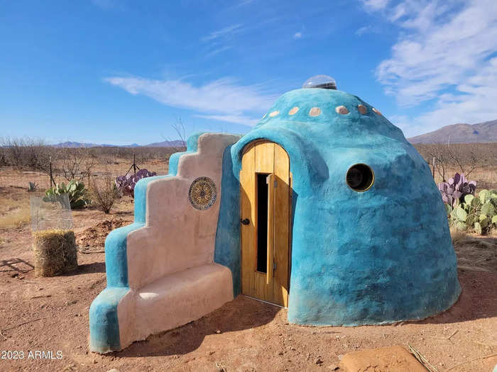 Gibbons, who Ewing said was a former public school teacher, used the help of former students to construct the domes.