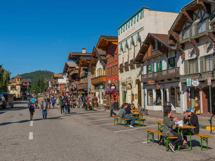 Spend a night at a resort in Leavenworth, Washington, built with the environment in mind.