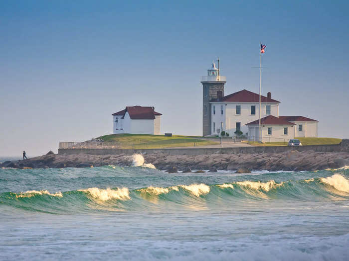 Stay at a sustainable inn that hosts beach cleanups in Westerly, Rhode Island.