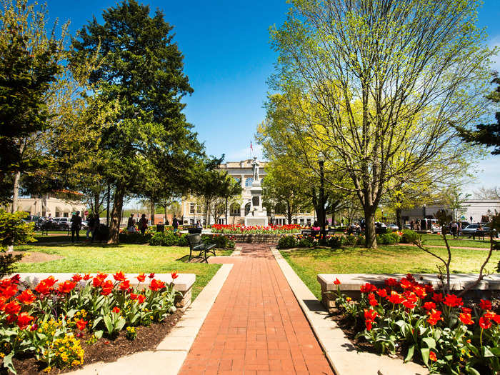 Bentonville, Arkansas, is known as the mountain-biking capital of the world, with a network of trails to explore.