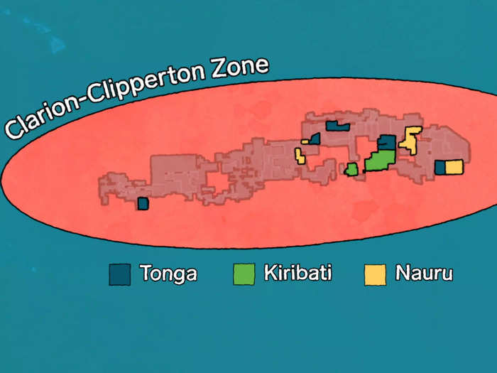 One of the most abundant polymetallic nodule fields is in the Clarion-Clipperton zone in the Pacific Ocean.