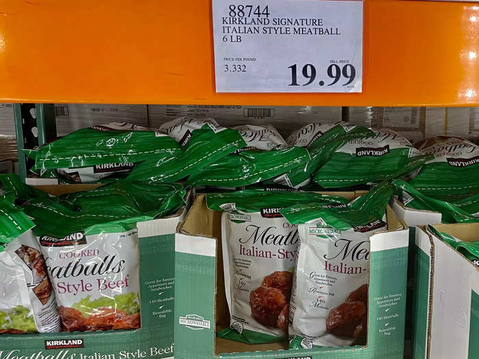 Two employees raved about the versatility of the Kirkland frozen Italian-style meatballs.