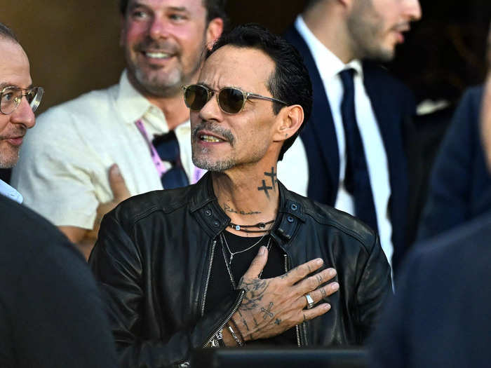 Grammy winner Marc Anthony was also there.