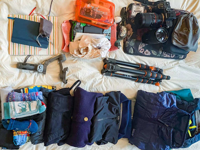 From toiletries to camera gear, I had everything I needed for my trip