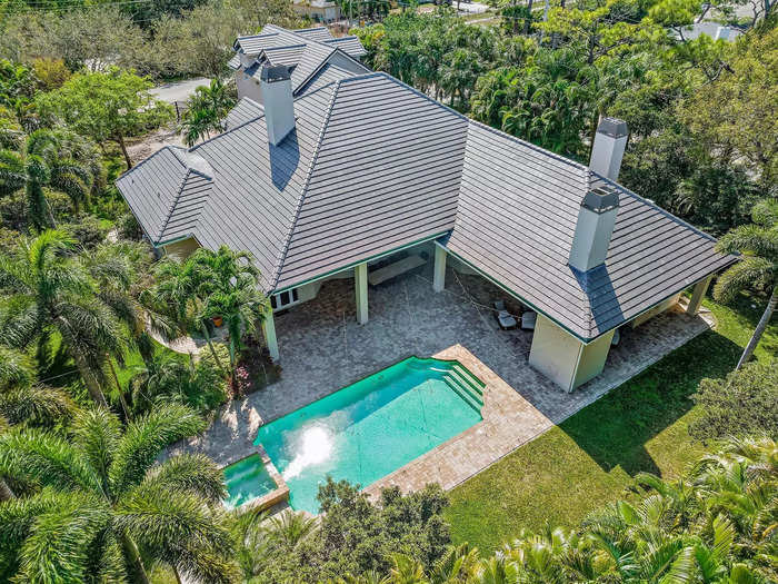 The 5,500-square-foot house was built in 2008, has four bedrooms, five full baths, and two half-baths.