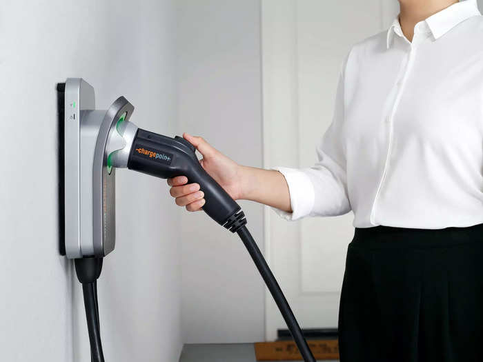 At-home chargers can add to the initial cost of buying an EV.