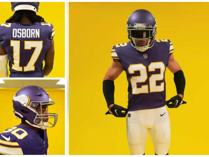 The Vikings have added a "classic" jersey and helmet that will be worn in Week 1.