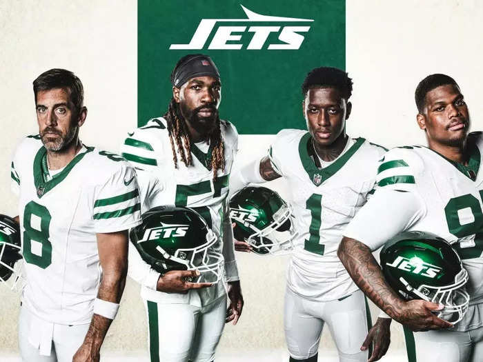 The Jets will also have a new "throwback" uniform this season.