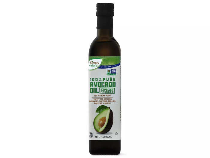 The Simply Nature avocado oil won the "on the lighter side" category.