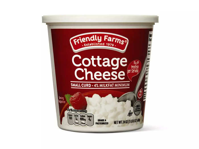 Thanks to TikTok, the Friendly Farms cottage cheese has become very popular.