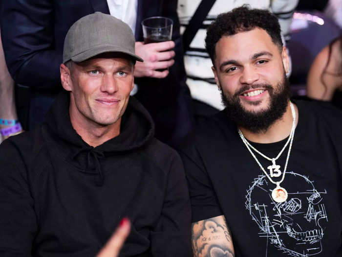 He also attended UFC 285 in Las Vegas, sitting with former Bucs teammate Mike Evans.