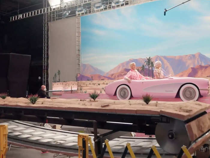 But the behind-the-scenes video reveals that the car