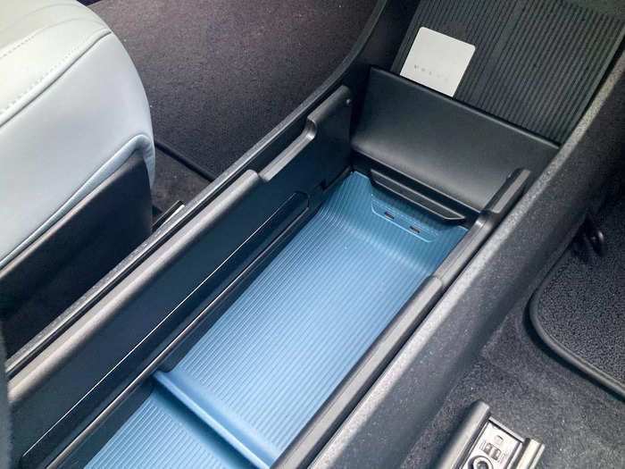 Instead of a glove box, you