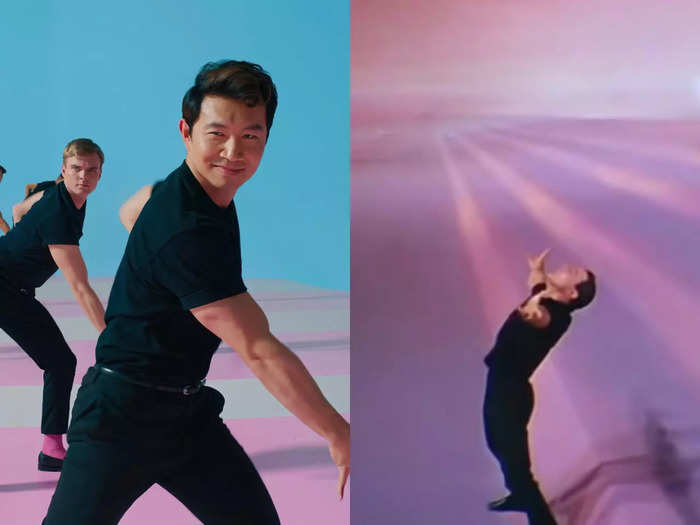 The dance sequence is a clear homage to "Singin