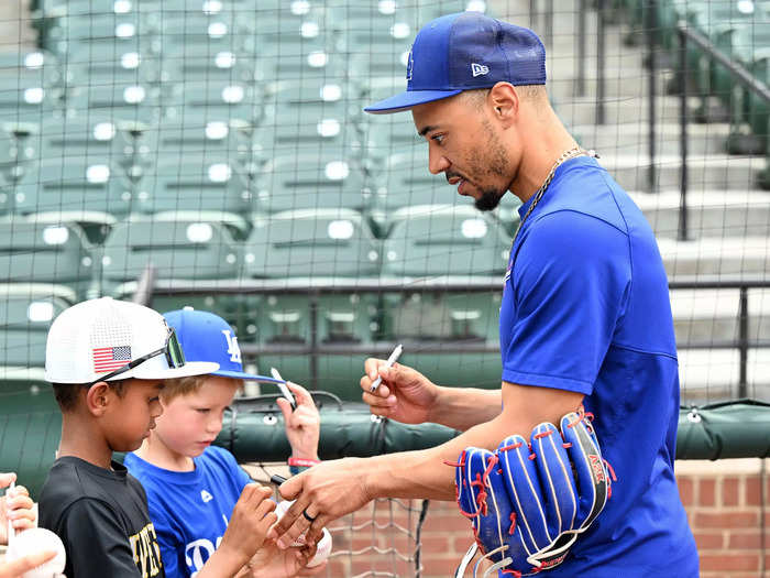 5. Mookie Betts, Los Angeles Dodgers — $365 million