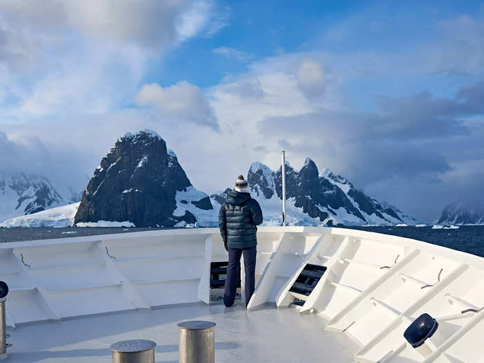 Cruise lines like Celebrity, Silversea, and Princess also offer passageway to the icy continent.