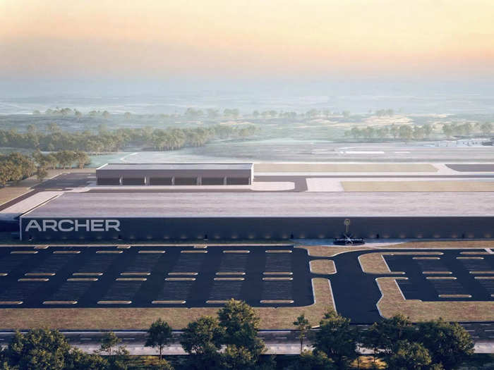 Archer is planning to build its fleet of electric planes at a 350,000-square-foot facility in Georgia, producing up to 650 per year.