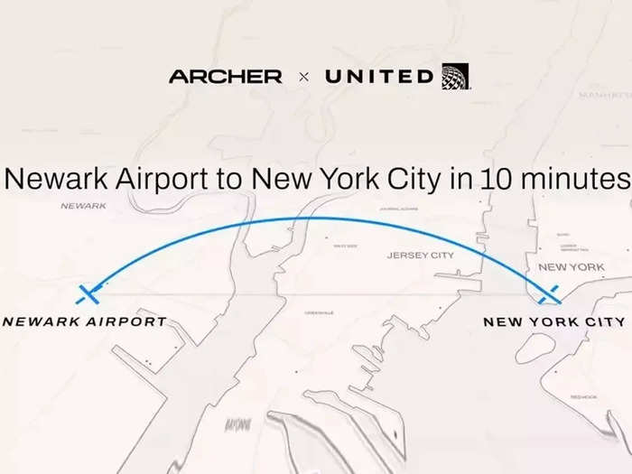 In early 2021, United Airlines purchased $1 billion worth of Midnight eVTOLs and since announced the first proposed route between Manhattan and its Newark airport hub.