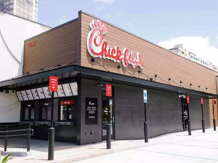 Chick-fil-A has separately opened over 40 drive-thru-only restaurants. These stores do not have dining rooms and cater only to drive-thru and pickup orders.