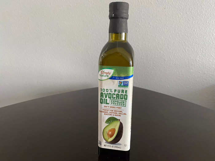 The Simply Nature 100% pure avocado oil won the "on the lighter side" category.