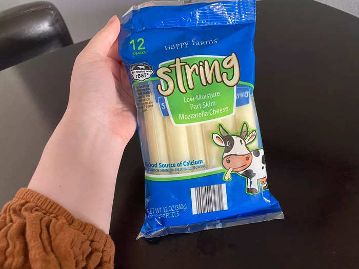 I could see the hype for the Happy Farms string cheese.