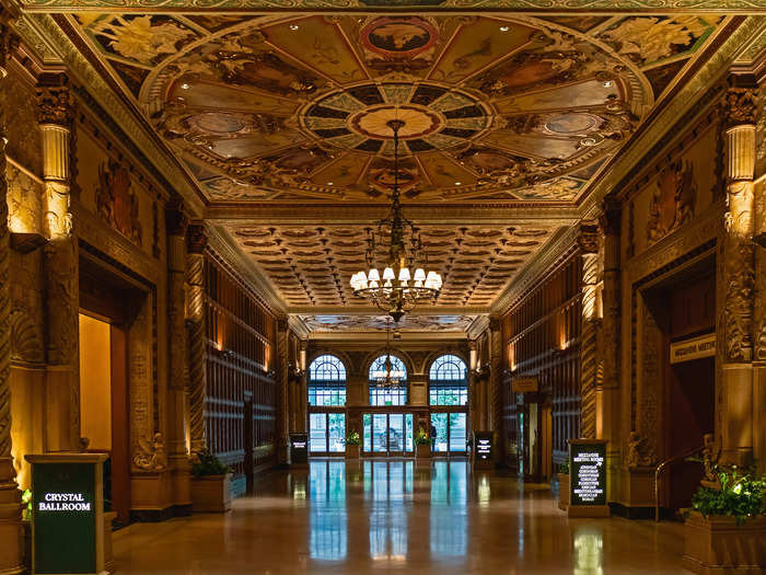 The historic Millennium Biltmore Hotel in Los Angeles, California, is featured in many films, now including "Oppenheimer."