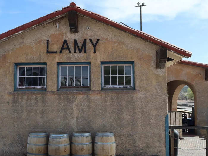 Project Y scientists traveling to Los Alamos, New Mexico, first arrived at the Lamy Train Station, which is also featured in "Oppenheimer."