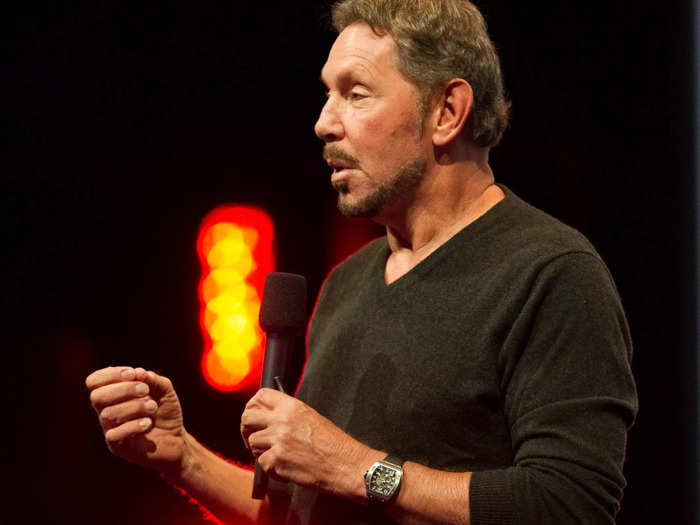 Oracle chief technology officer Larry Ellison has been photographed wearing his Richard Mille RM 0029.