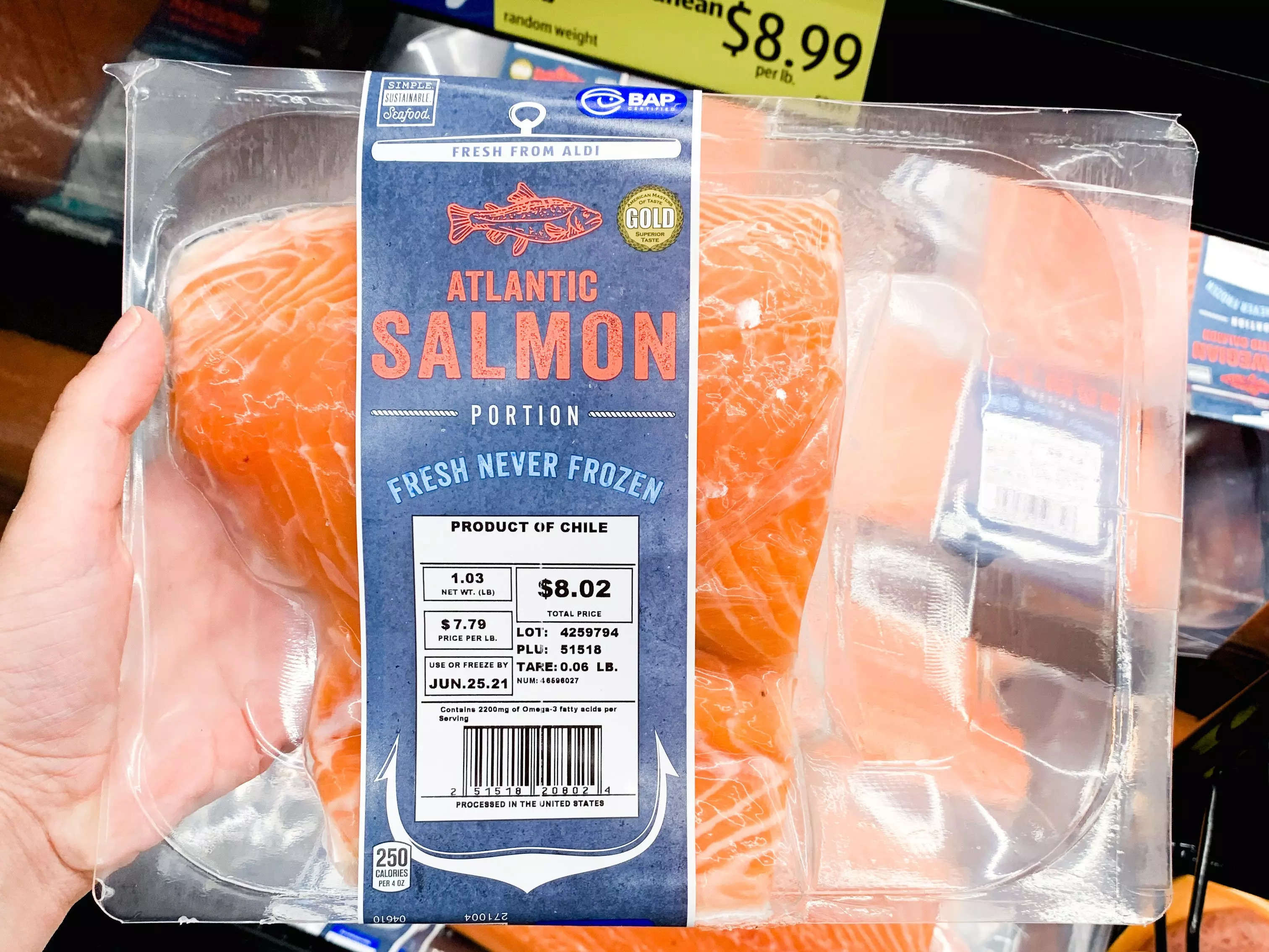 Aldi salmon