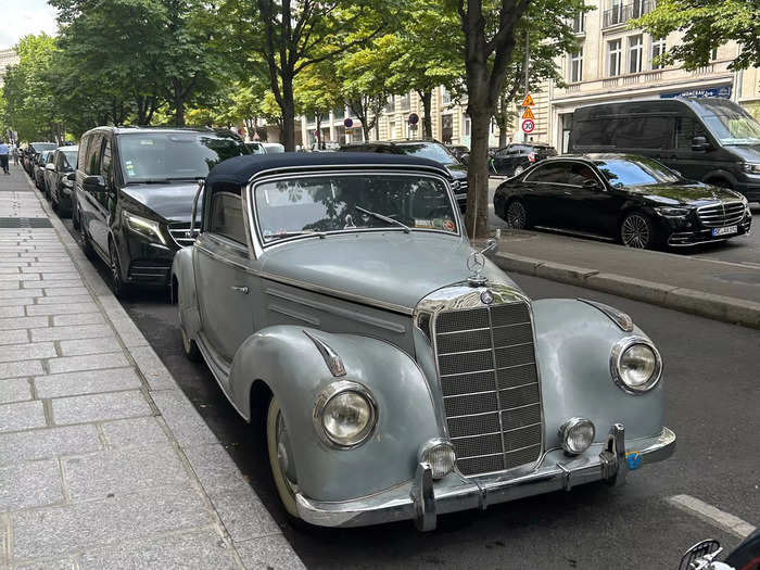 Outside, there seemed to be a variety of fancy cars every time I walked out the door.