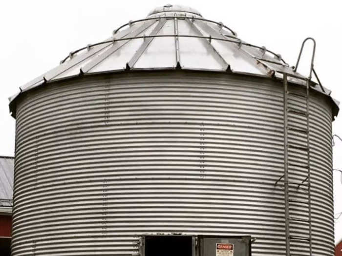 They found the grain silo in northern Ohio, where they got a helping hand from a local Amish community.