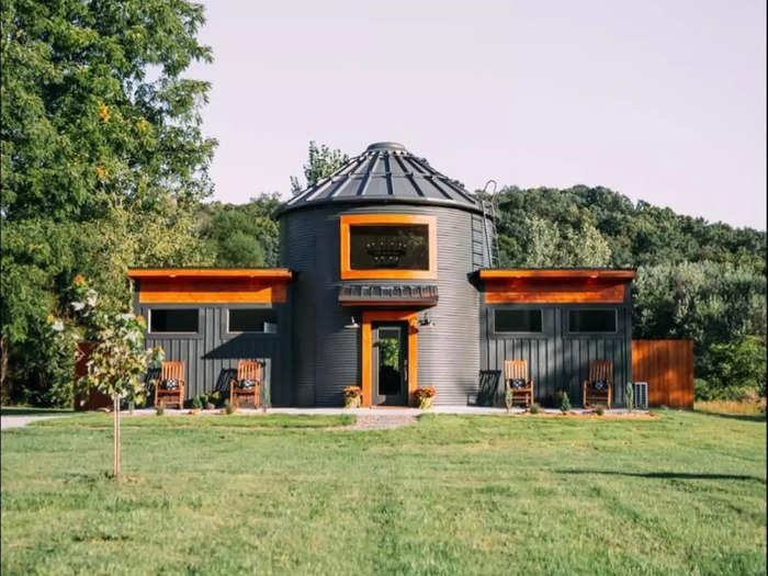 The Silo Cottage took a little over one year to complete.