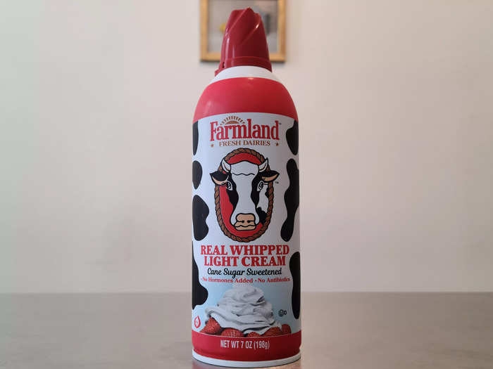 2. Farmland real whipped light cream