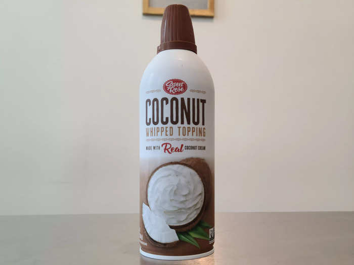 5. Coconut whipped topping