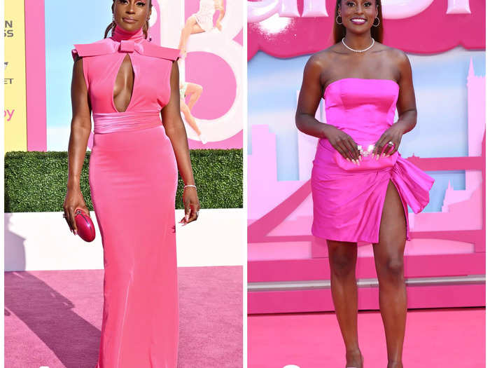 Issa Rae only attended two of the "Barbie" premieres, but she absolutely understood the assignment.