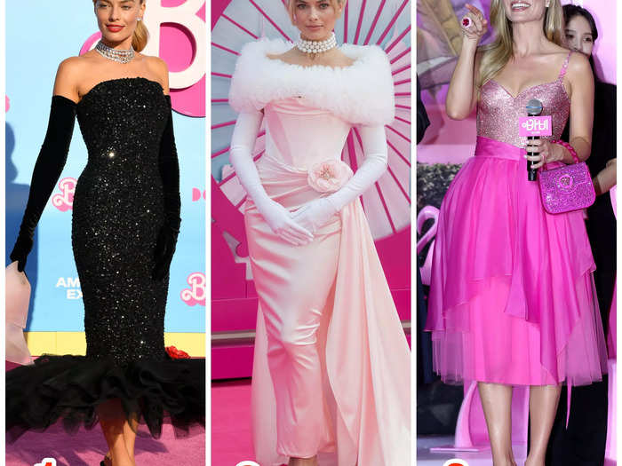 Margot Robbie attended a host of "Barbie" press events, but her Los Angeles premiere ensemble looked immaculate.