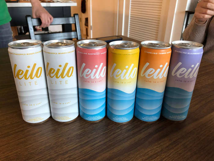 We started with a variety pack from Leilo, which calls itself "America