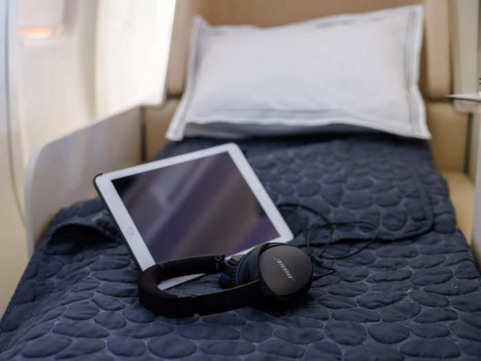 As far as inflight entertainment, A&K provides each passenger with a tablet and noise-canceling headphones.