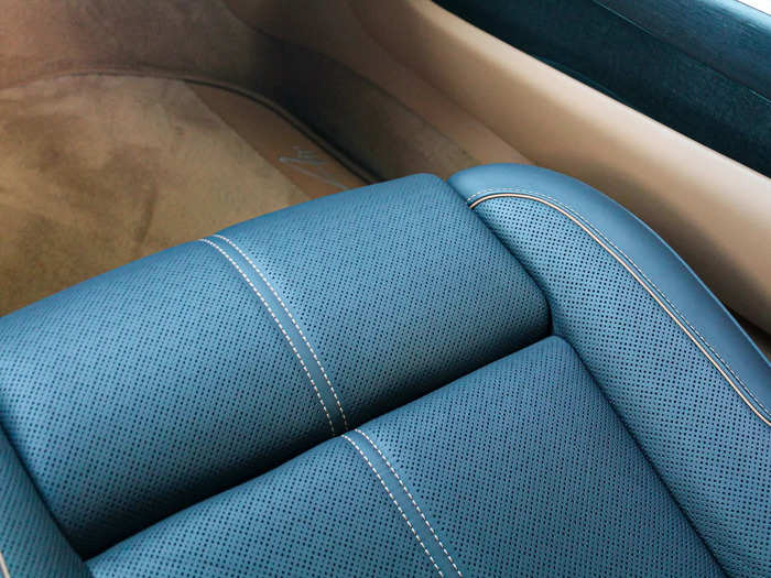 The front seats have massagers that even attend to your butt.