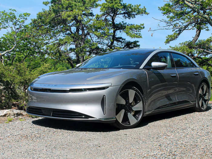 This is the Air, an extremely impressive luxury sedan from Lucid Motors, an up-and-coming car company. The Air Grand Touring Performance that the company lent me cost $180,000.