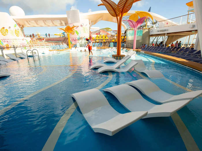 Because almost everyone leaves the ship during port days, you should have no problem securing a highly coveted pool chair.