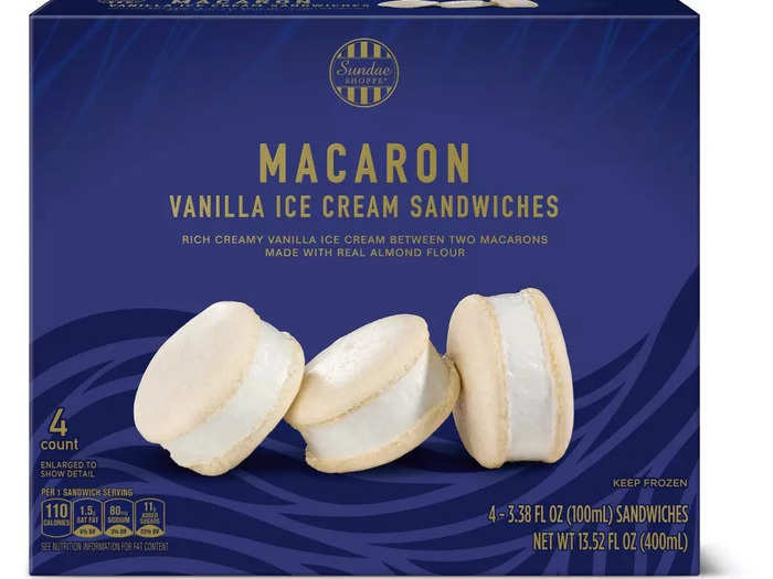 Celebrate summer the right way with Sundae Shoppe vanilla ice-cream macarons.