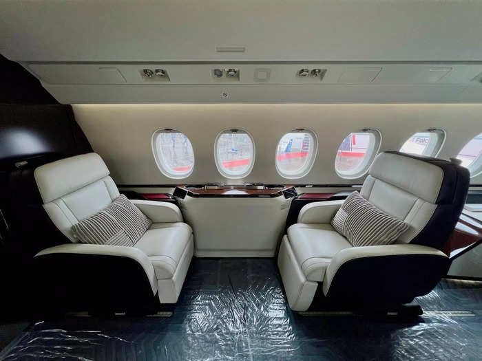 In addition to its performance, the 6X also has a cabin design that is the tallest and widest in business aviation.