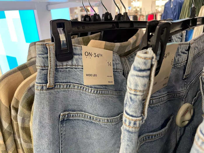 In an attempt to offer a trendy style of denim, the brand had wide-leg jeans. However, they were low-rise, which I personally refuse to wear.