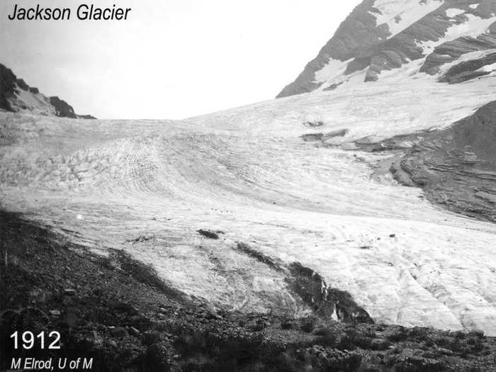 Elsewhere in the park, the Jackson and Blackfoot glaciers used to be connected, comprising one of the largest glaciers in the park.