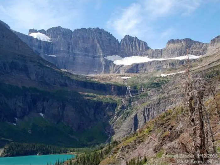 By 2008, Grinnell Glacier