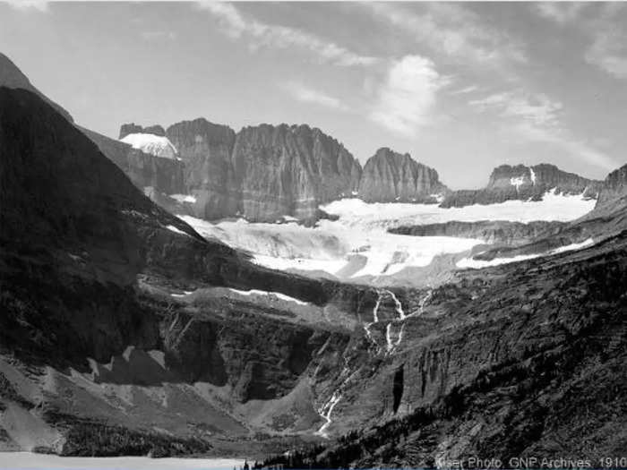 In 1887, Grinnell Glacier